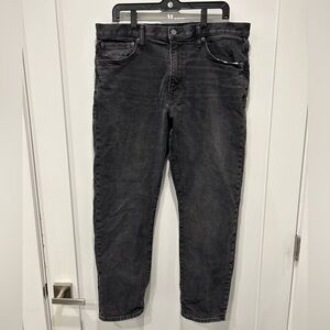 GAP Gapflex Straight Taper Jeans with Washwell in Washed Black